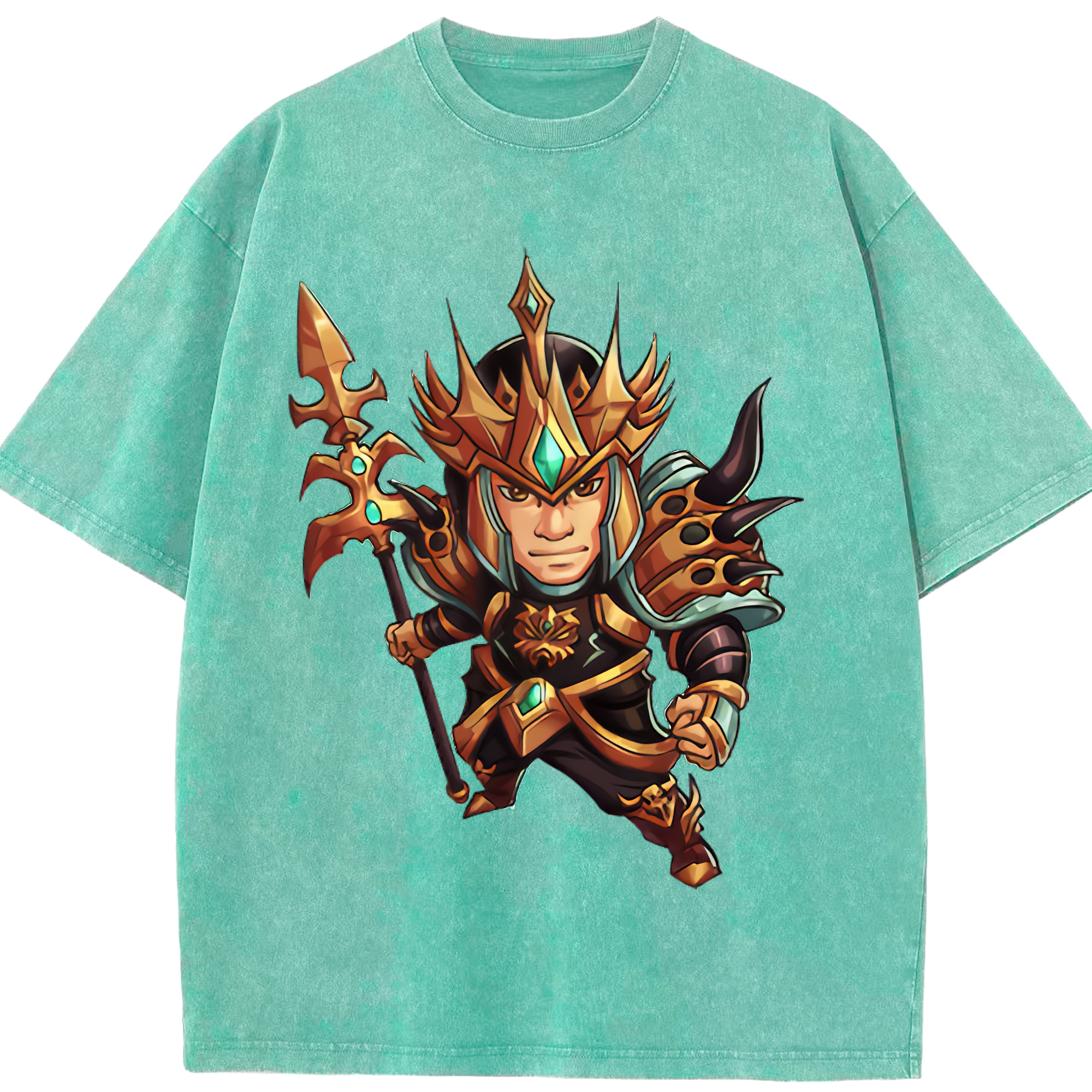 リーグ・オブ・レジェンド League of Legends LOL 綿100% ヴィンテージ風 半袖Tシャツ（フロントプリント）
